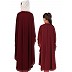 Indo Classic Mother and Daughter matching combo Kaftan-Maroon Indo Classic Mother and Daughter matching combo Kaftan-Maroon